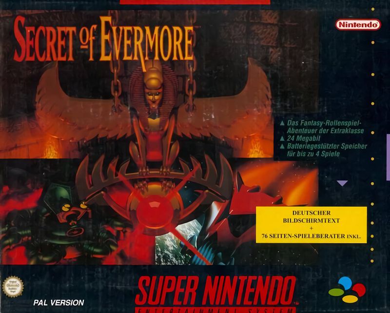 Secret of Evermore Secret of Evermore
