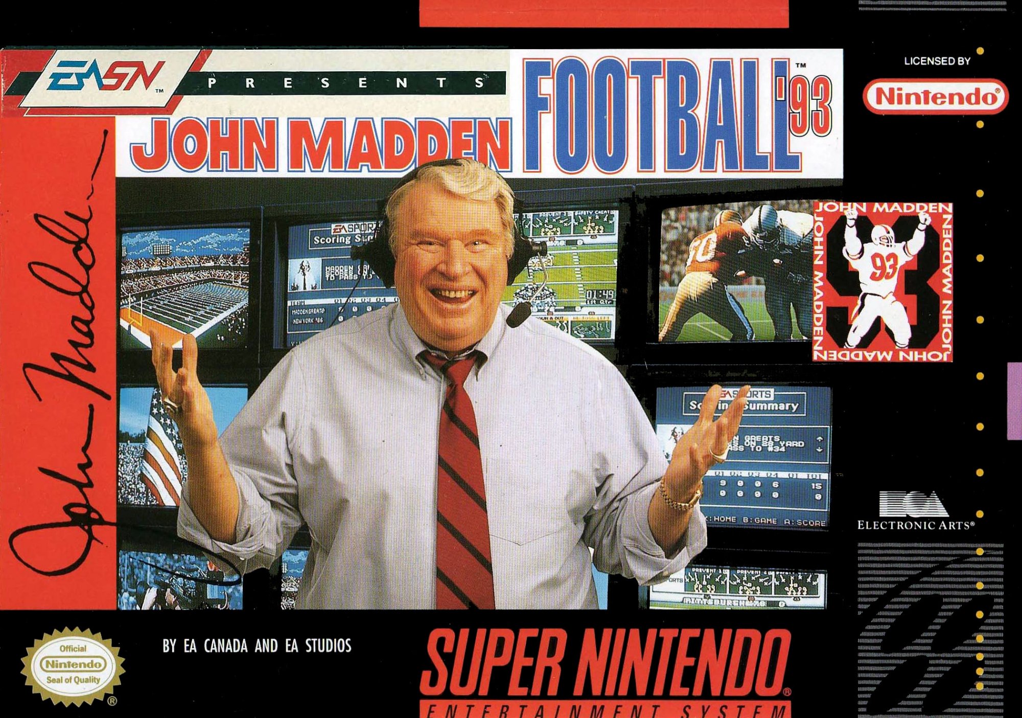 John Madden Football '93 John Madden Football '93