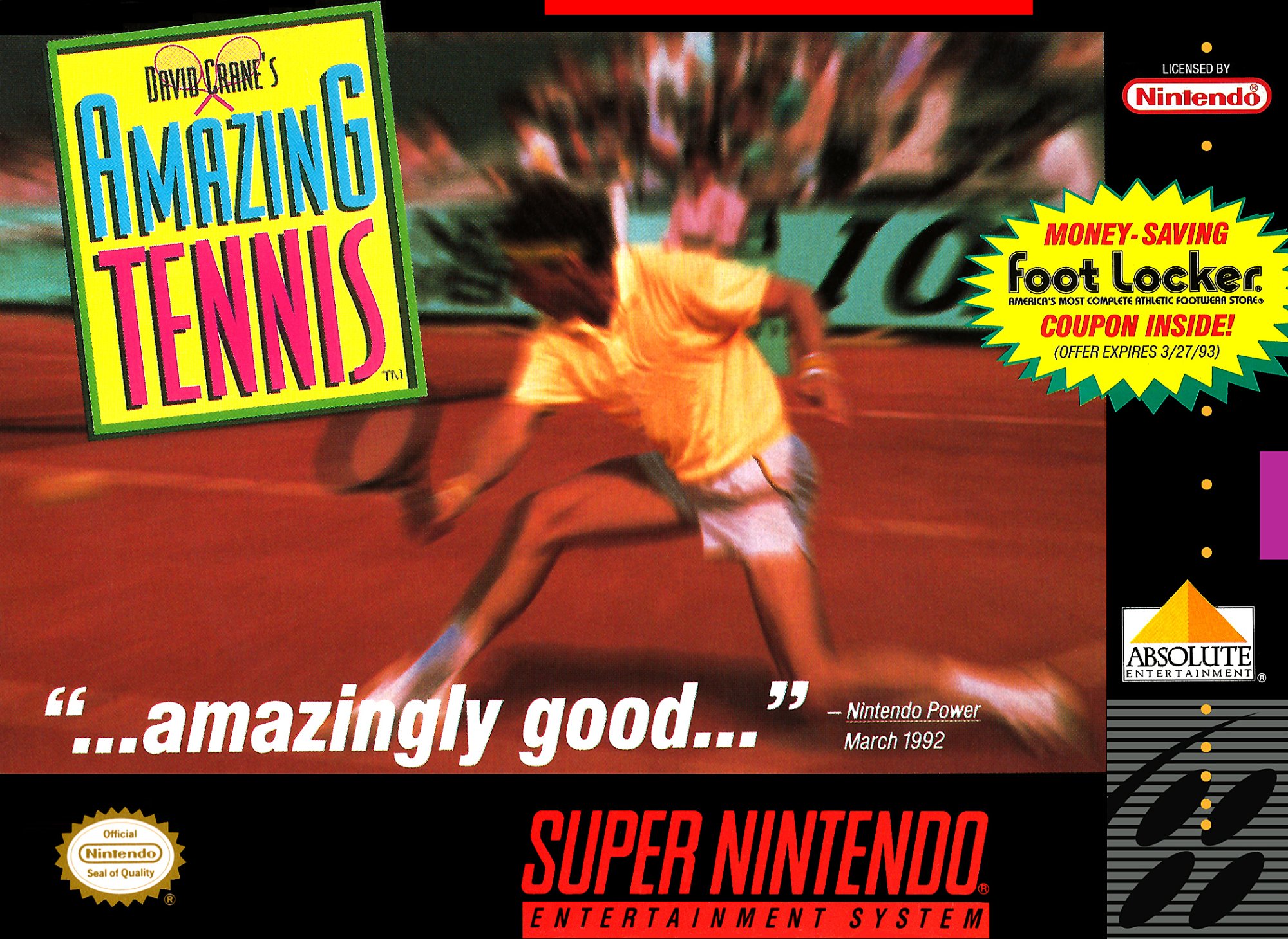 David Crane's Amazing Tennis David Crane's Amazing Tennis