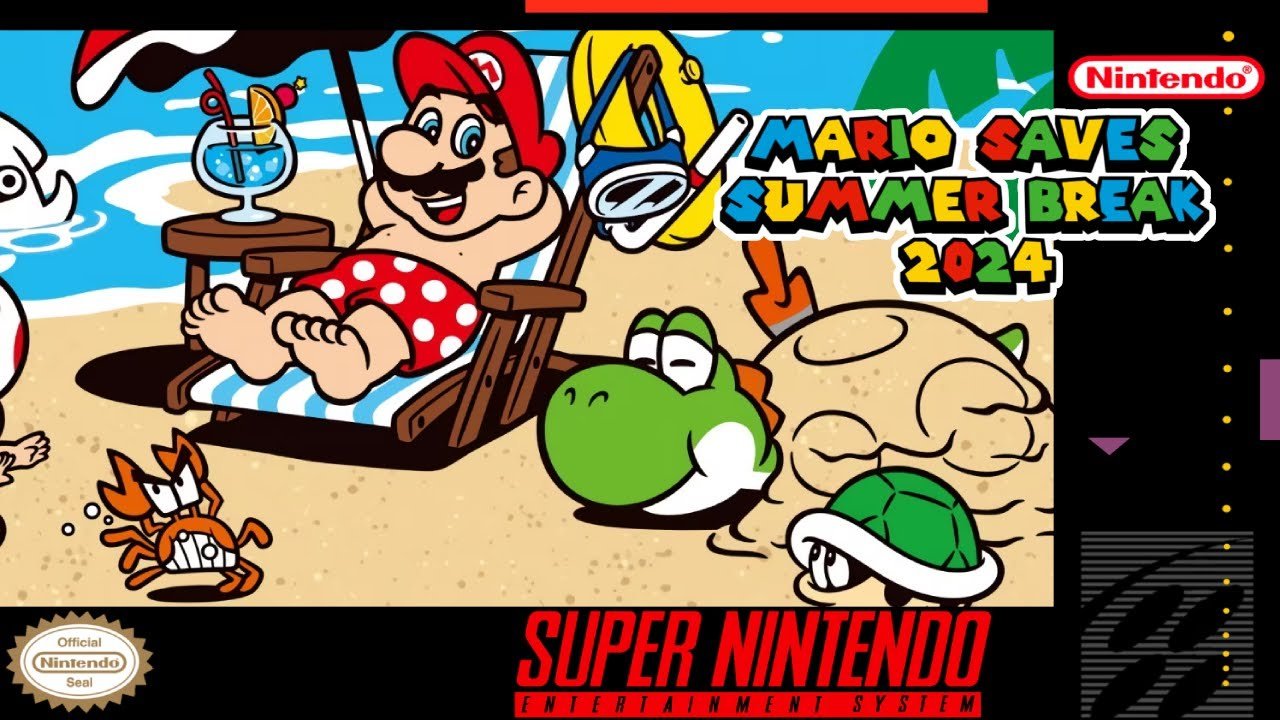 Mario Saves Summer Break 2024 Mario Saves Summer Break 2024