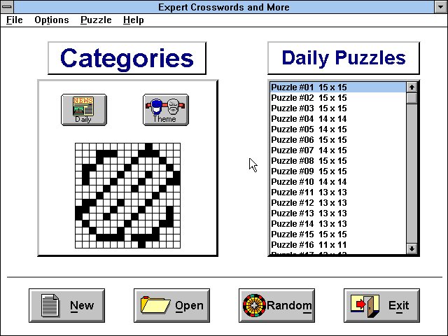 Crosswords & More for Windows