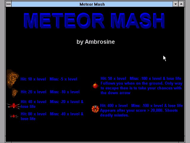 Meteor Mash Meteor Mash