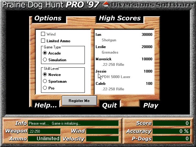 Prairie Dog Hunt Pro '97 Prairie Dog Hunt Pro '97