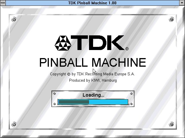 TDK Pinball Machine