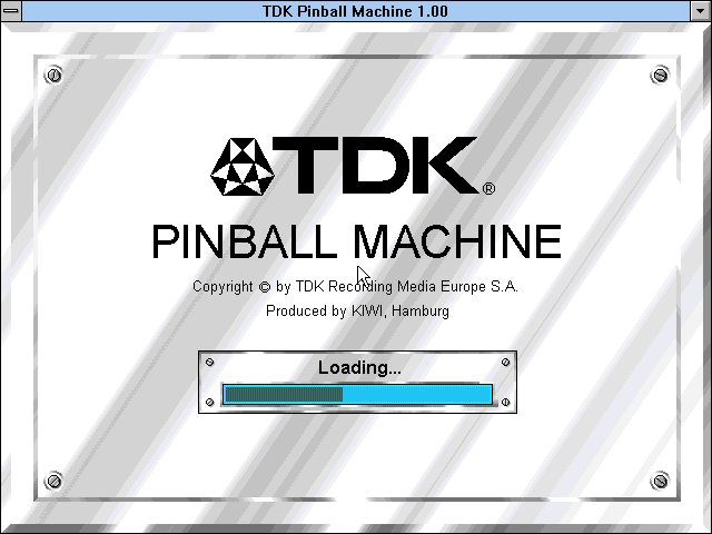 TDK Pinball Machine TDK Pinball Machine
