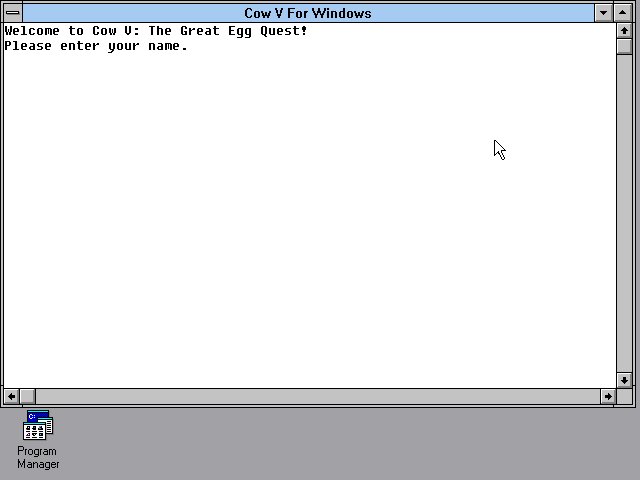 Cow V: The Great Egg Quest Cow V: The Great Egg Quest