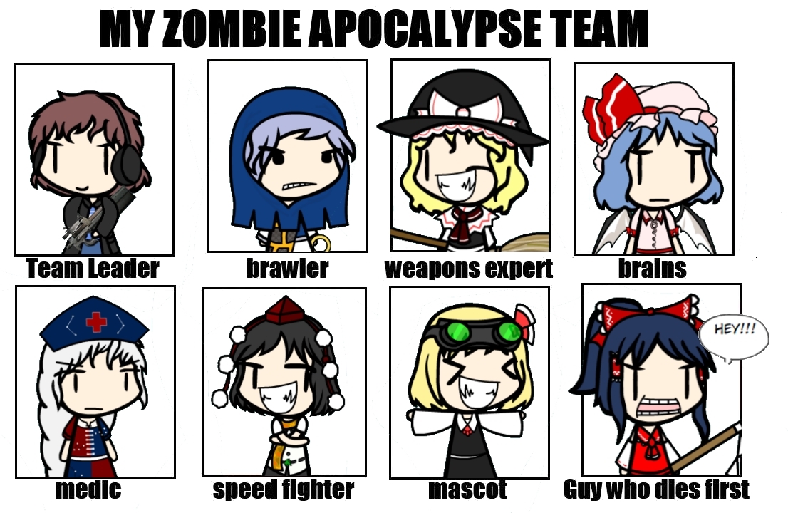 my_zombie_apocalypse_team_by_rumia126-d6