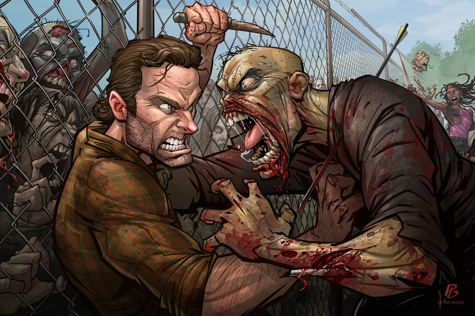 the_walking_dead_by_patrickbrown-d9t0q1f
