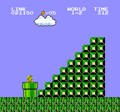 Super Link Bros (SMB1 Hack) game play image 13.png