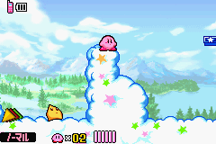 Hoshi no Kirby - Kagami no Daimeikyuu gameplay image 8.png