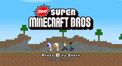 New Super Minecraft Bros Wii gameplay image 1.png