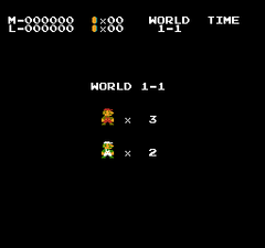 Super Mario Bros. (Two Player Hack) gameplay image 4.png