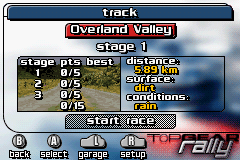 Top Gear Rally (GBA) (USA) gameplay image 9.png