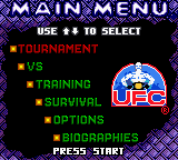Ultimate Fighting Championship (GBC) (USA) gameplay image 6.png