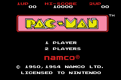 Classic NES Series - Pac-Man (USA) (GBA) gameplay image 1.png