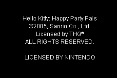 Hello Kitty - Happy Party Pals (GBA) gameplay image 1.png