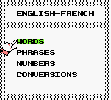 InfoGenius Productivity Pak - Berlitz French Translator (USA) (GB) gameplay image 3.png