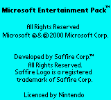 Microsoft Entertainment Pack (USA) (GBC) gameplay image 1.png