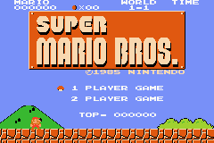 NES Classics - Super Mario Bros. (USA) (GBA) gameplay image 1.png