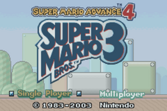 Super Mario Advance 4 - Super Mario Bros 3 gameplay image 3.png