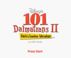 101 Dalmatians II Patch's London Adventure press start.jpg