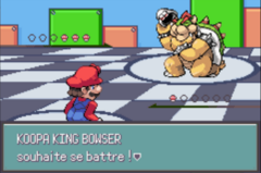 Combat avec Bowser