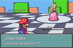 Combat avec Peach