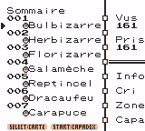 Carte inclue dans le Pokédex